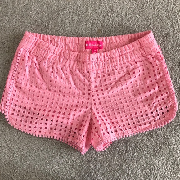 Lilly Pulitzer for Target Pants - Lilly Pulitzer for Target pink eyelet shorts